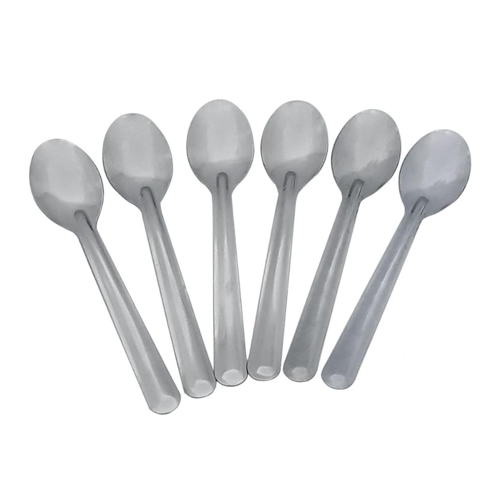 Conjunto Sobremesa 12 Peças Jogo Potes Colher Inox Cozinha
