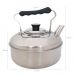 Kit 1 Forma Para Pudim Alumínio E 1 Chaleira Inox 2 Litros