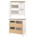 Aparador Buffet Ditália 1Porta 2Gav c/Tampo BN-01 Cor:Branco