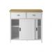 Aparador Buffet Ditália 2 Gavetas 2 Portas Branco BA-145