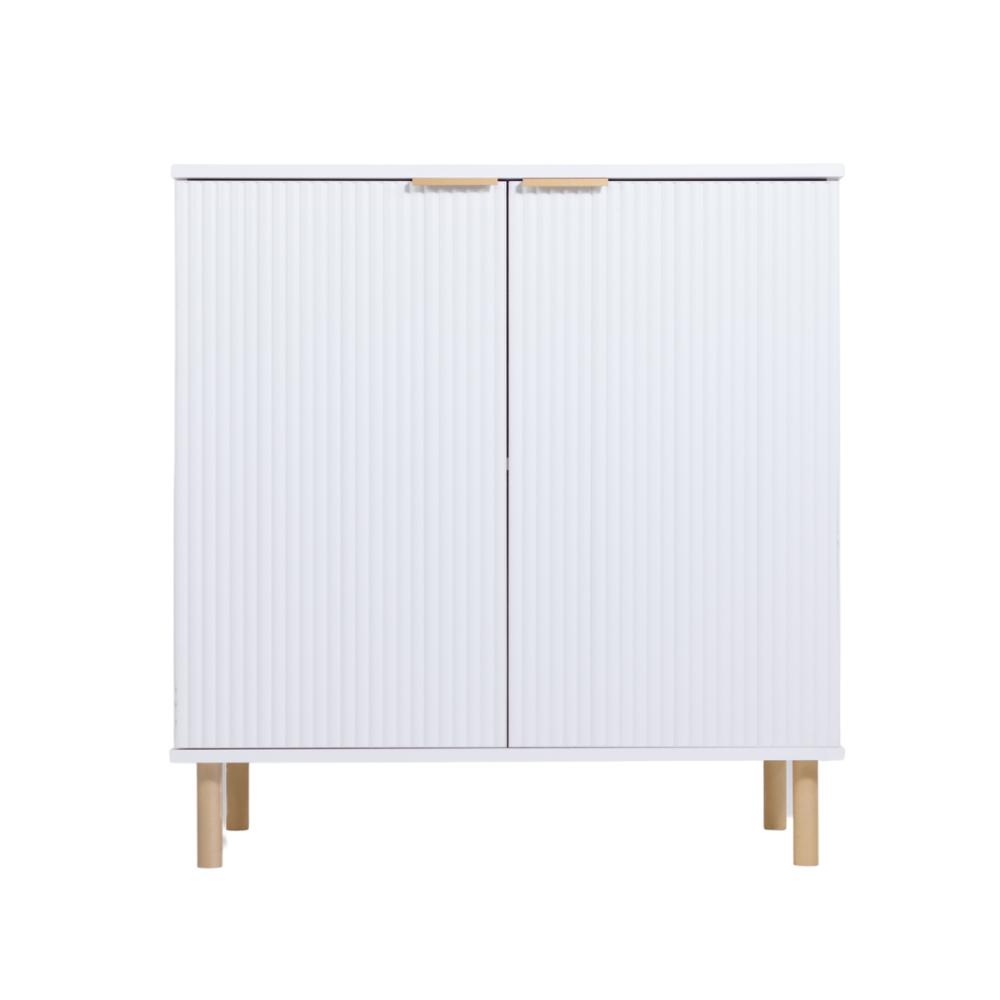 Aparador Buffet Ditália 2 Portas R-632 cor:branco