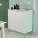 Aparador Buffet Ditália 2 Portas R-632 cor:branco