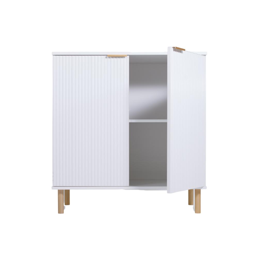 Aparador Buffet Ditália 2 Portas R-632 cor:branco