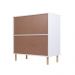 Aparador Buffet Ditália 2 Portas R-632 cor:branco