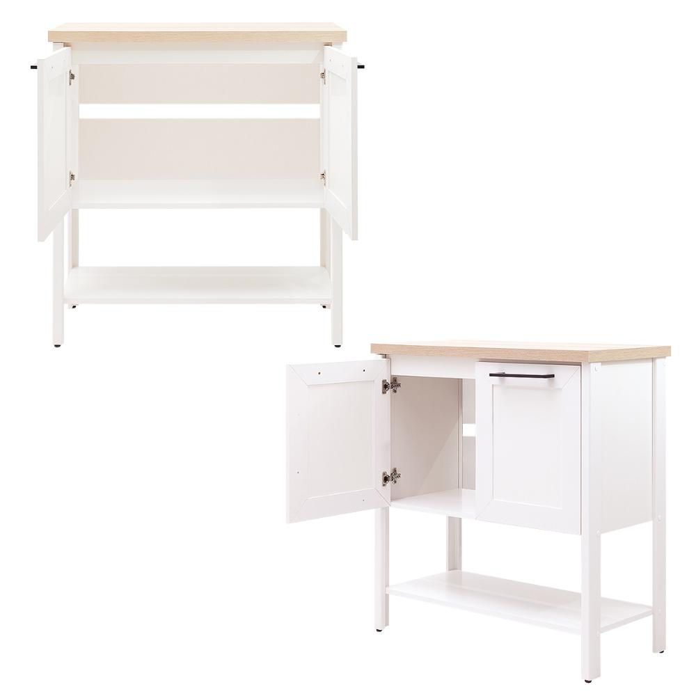 Aparador Buffet Ditália 2 Portas c/Tampo BN-02 Cor:Branco