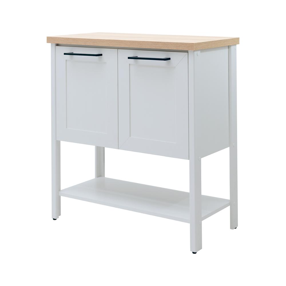 Aparador Buffet Ditália 2 Portas c/Tampo BN-02 Cor:Cinza