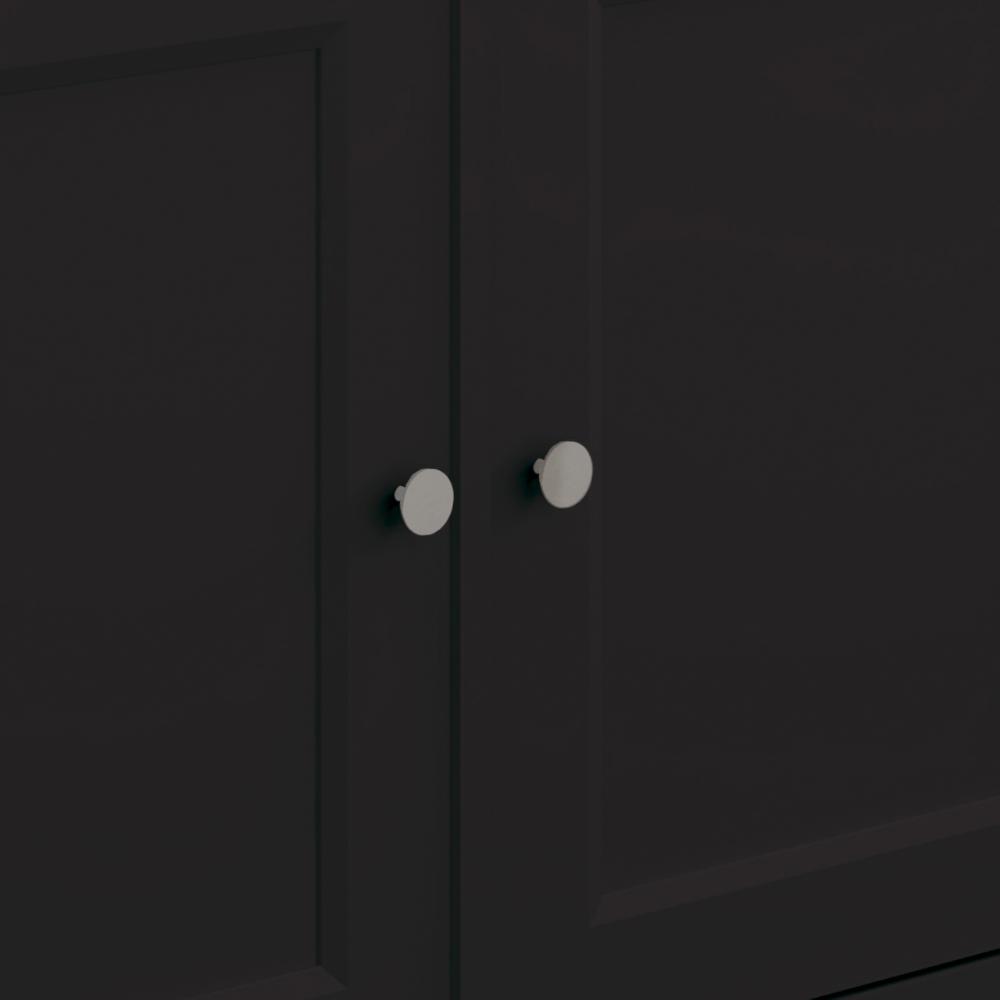 Aparador Buffet Ditália 4 Portas 4 Gavetas R-626 Preto