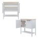 Aparador Buffet Ditália C/ Espelho 2 Portas BN-02 Cor:Cinza