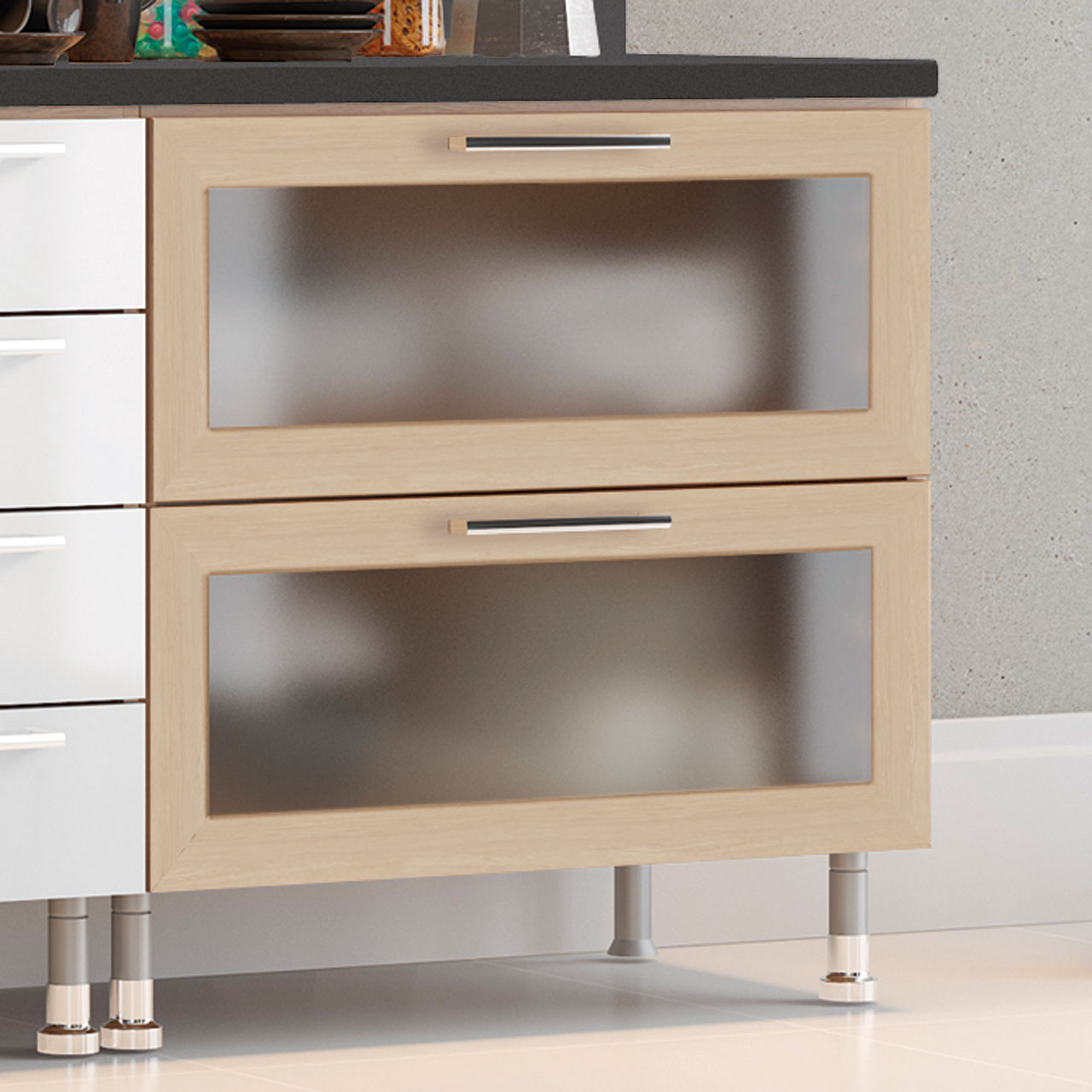 Armário de Cozinha Completo Ditália Aspen 5 Peças CV/BR A10