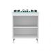 Balcão Cooktop Ditália 2 Portas BA-115 Branco