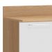Balcão Cozinha Ditália Aspen CV/BR com Tampo Carvalho CD-171