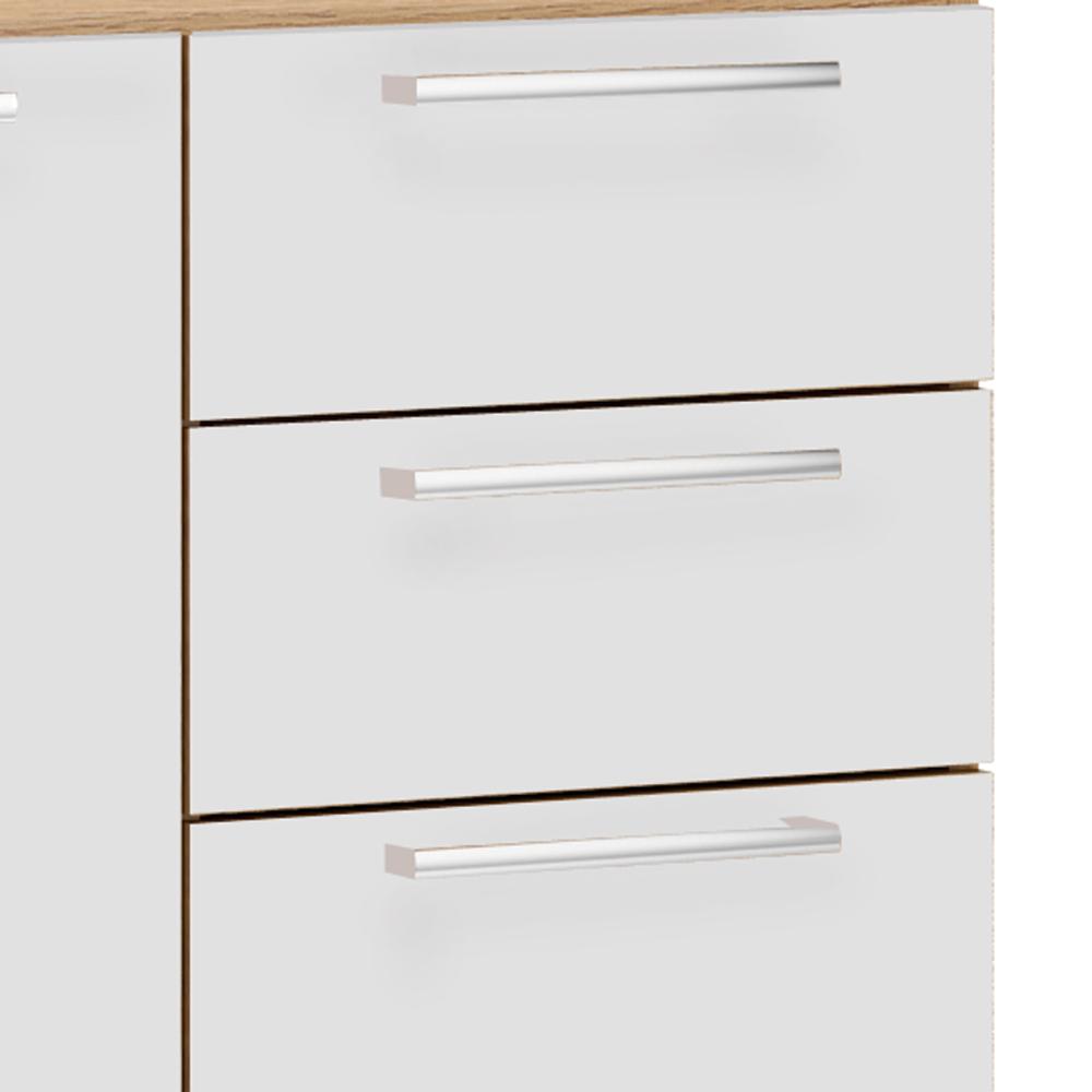 Balcão Cozinha Ditália Aspen CV/BR com Tampo Carvalho CD-171