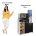 Balcão Cozinha Multiuso Ditália MF-185 Branco/Preto