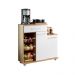 Balcão Fruteira Multiuso Ditália MF-185 Carvalho/Branco