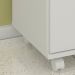 Balcão Micro-ondas Ditália 2 Portas 1 Gaveta BA-35 Branco