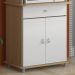 Balcão Micro-ondas Ditália 2 Portas BA-30 Carvalho/Branco