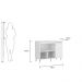 Balcão Para Cooktop Ditália BA-60 Branco