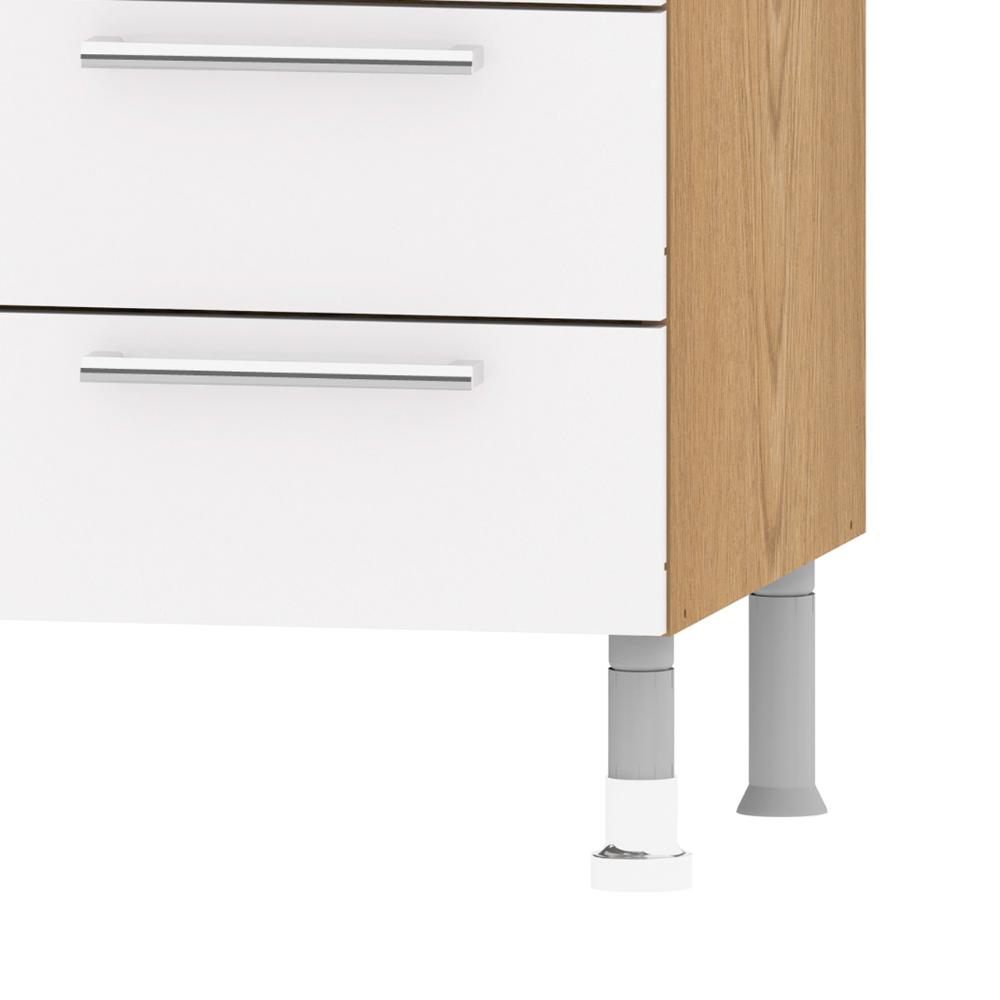 Balcão de Cozinha Ditália Aspen 2 pt 4 gavetas CV/BR CD-104
