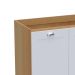 Balcão de Cozinha Ditália Denver Riviera com Branco CD-1012