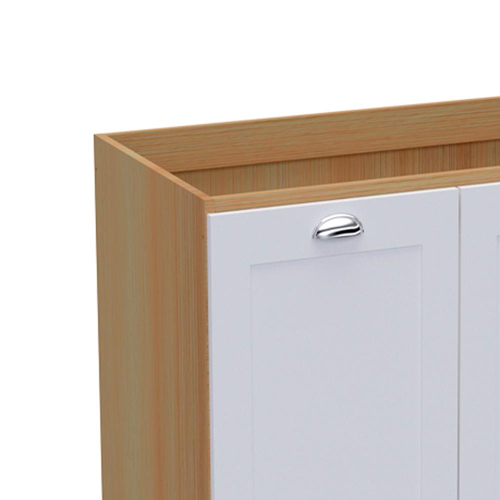 Balcão de Cozinha Ditália Denver Riviera com Branco CD-1012
