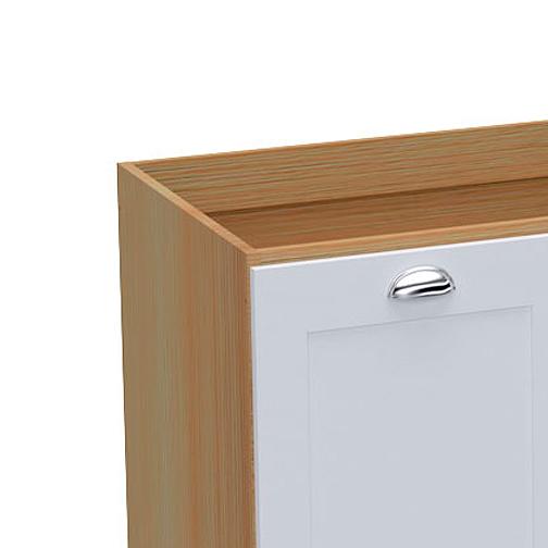 Balcão de Cozinha Ditália Denver com tampo Rv/Br CD-1014