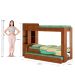Beliche Cama Aux C/ 3 colchões Ditália Treliche CM15 Diamond