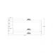 Beliche Ditália Cama Aux c/colchões+ Kit luz CM-15 COR:branco