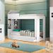 Beliche Ditália Cama Auxiliar com kit luz CM-15 COR:branco