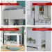 Beliche Ditália Cama Auxiliar com kit luz CM-15 COR:branco