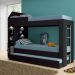 Beliche Ditália Cama Auxiliar com kit luz CM-15 COR:preto