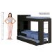 Beliche Ditália Cama Auxiliar com kit luz CM-15 COR:preto
