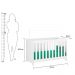 Berço Ditália Multifuncional 3x1 BBI-51 Branco