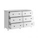Cômoda 6 Gavetas Ditália DM-217 Branco