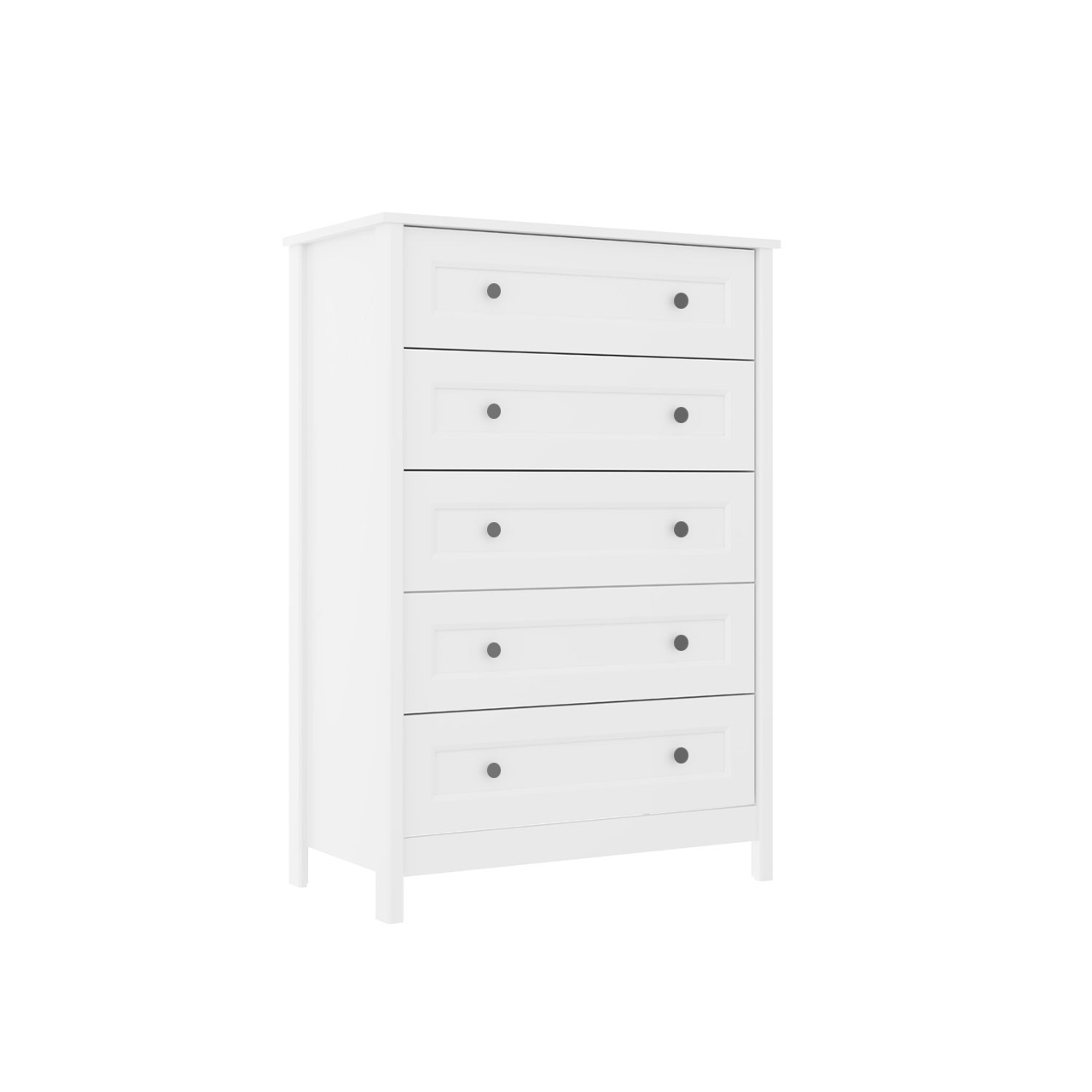 Cômoda Alta Ditália 5 Gavetas DM-229 Branco