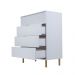 Cômoda Ditália 4 Gavetas DM-239 cor:branco