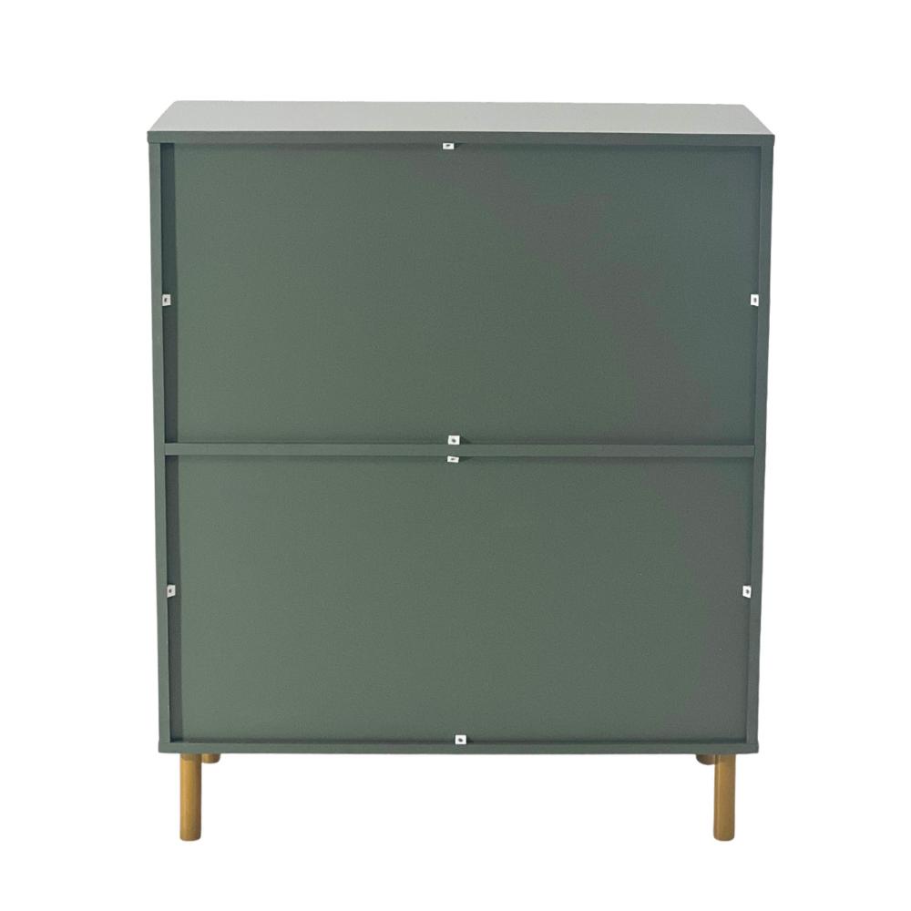 Cômoda Ditália 4 Gavetas DM-242 Verde Oliva