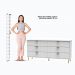 Cômoda Ditália 6 Gavetas DM-240 cor:branco