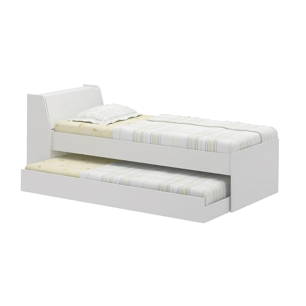 Cama Solteiro Bicama Ditália BB-28 Branco