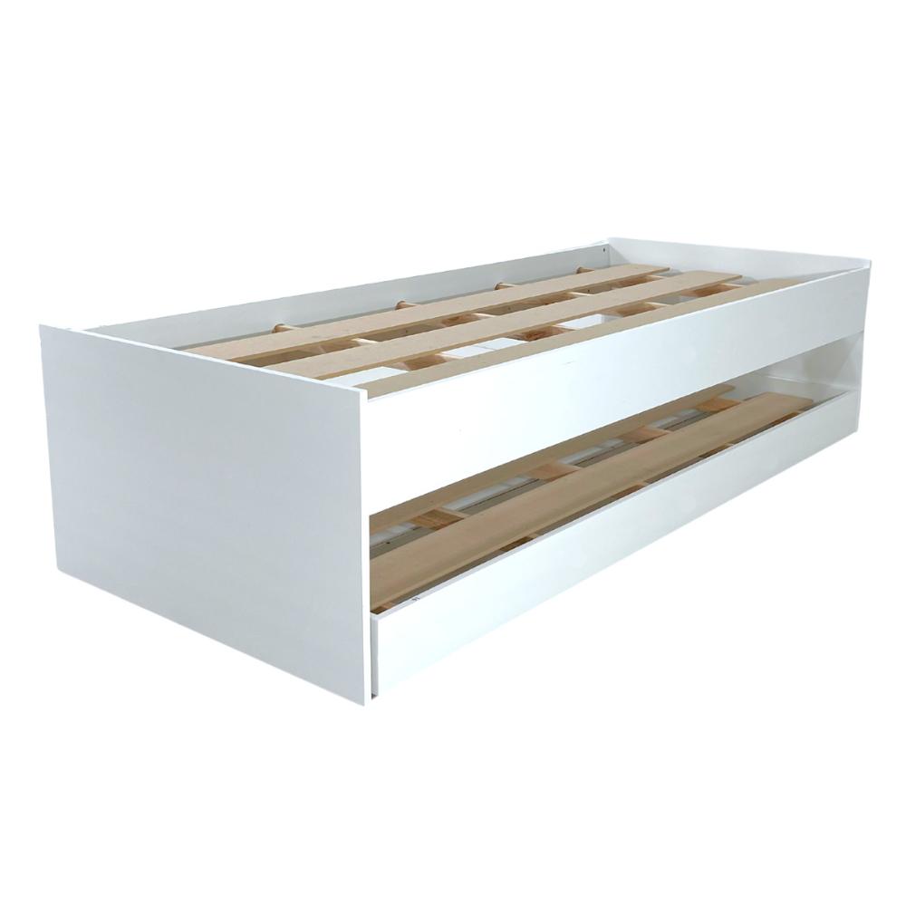 Cama Solteiro Bicama Ditália CM-20 cor:Branco