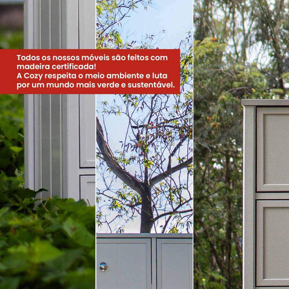 Cama Solteiro Bicama Ditália CM-20 cor:Branco