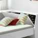 Cama Solteiro Bicama Estante +luz+2colc Ditália BB2829 cor:branco