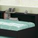 Cama Solteiro Bicama com Estante Ditália BB-28-29 Preto