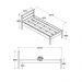 Cama Solteiro Ditália Cama Aux+2Colch CM22 CM23 COR:Diamond