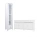 Cristaleira + Aparador Buffet Ditália E-962-R-626 COR:branco