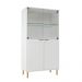 Cristaleira Ditália 4 Portas E-964 cor:branco
