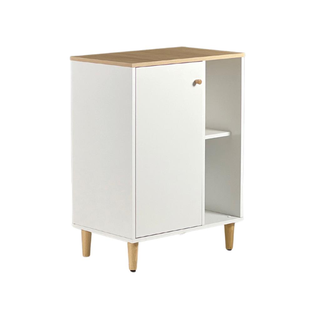 Gabinete Armário Banheiro Ditália 1 Porta BN-06 cor:branco