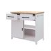 Gabinete Armário Banheiro Ditália BN-04 cor:cinza