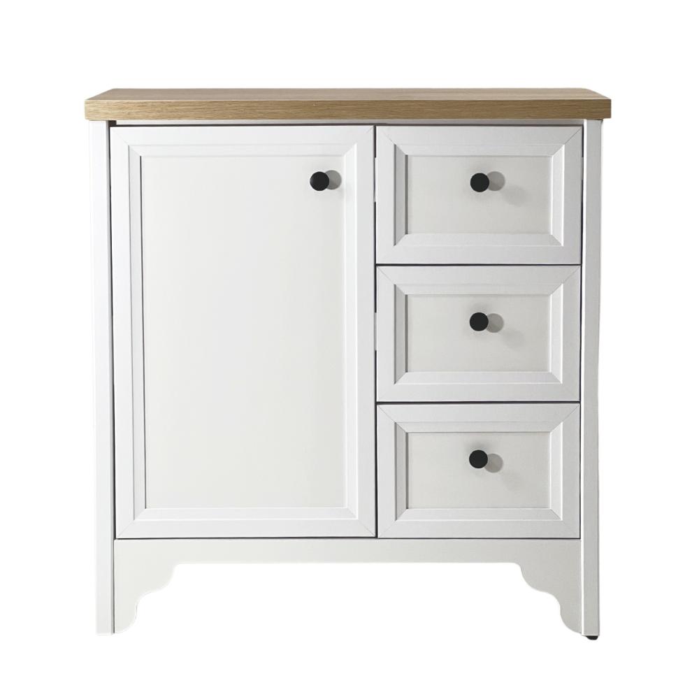 Gabinete Armário Banheiro Ditália c/Tampo BN-05 cor:branco