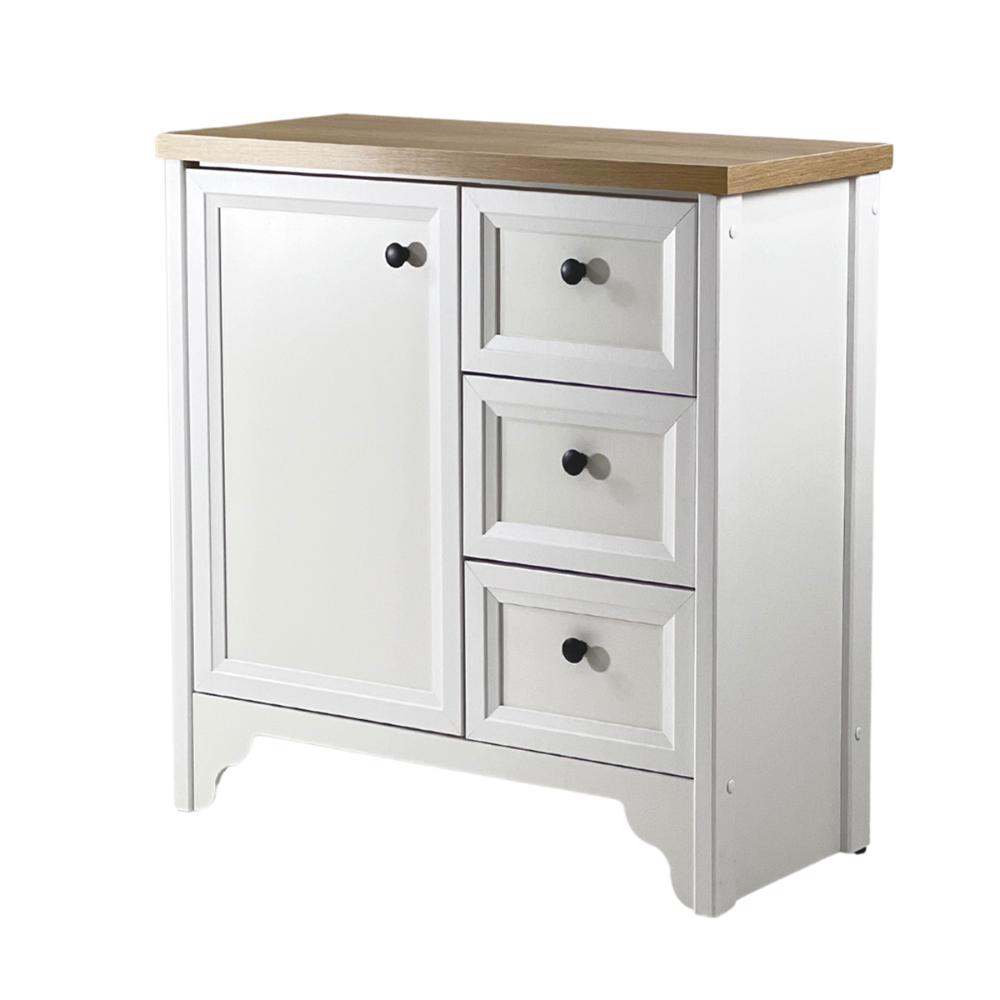 Gabinete Armário Banheiro Ditália c/Tampo+Espelho BN-05 cor:branco