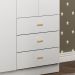 Guarda Roupa Ditália 3 Portas 3 Gavetas BB-322 Branco